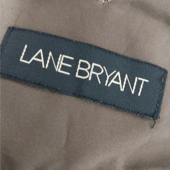 NWOT! LANE BRYANT! BLACK/WHITE/RED MICROPLAID KNEE LENGTH WALKING SHORTS! SZ 16 - Picture 6 of 9